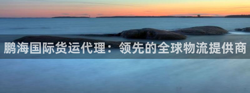 尊龙凯时人生就是博游戏网站：鹏海国际货运代理：领先的全球