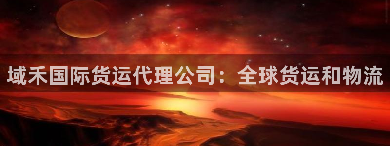 尊龙凯时公司官网：域禾国际货运代理公司：全球货运和物流
