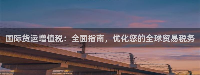 尊龙凯时有限公司：国际货运增值税：全面指南，优化您的全球